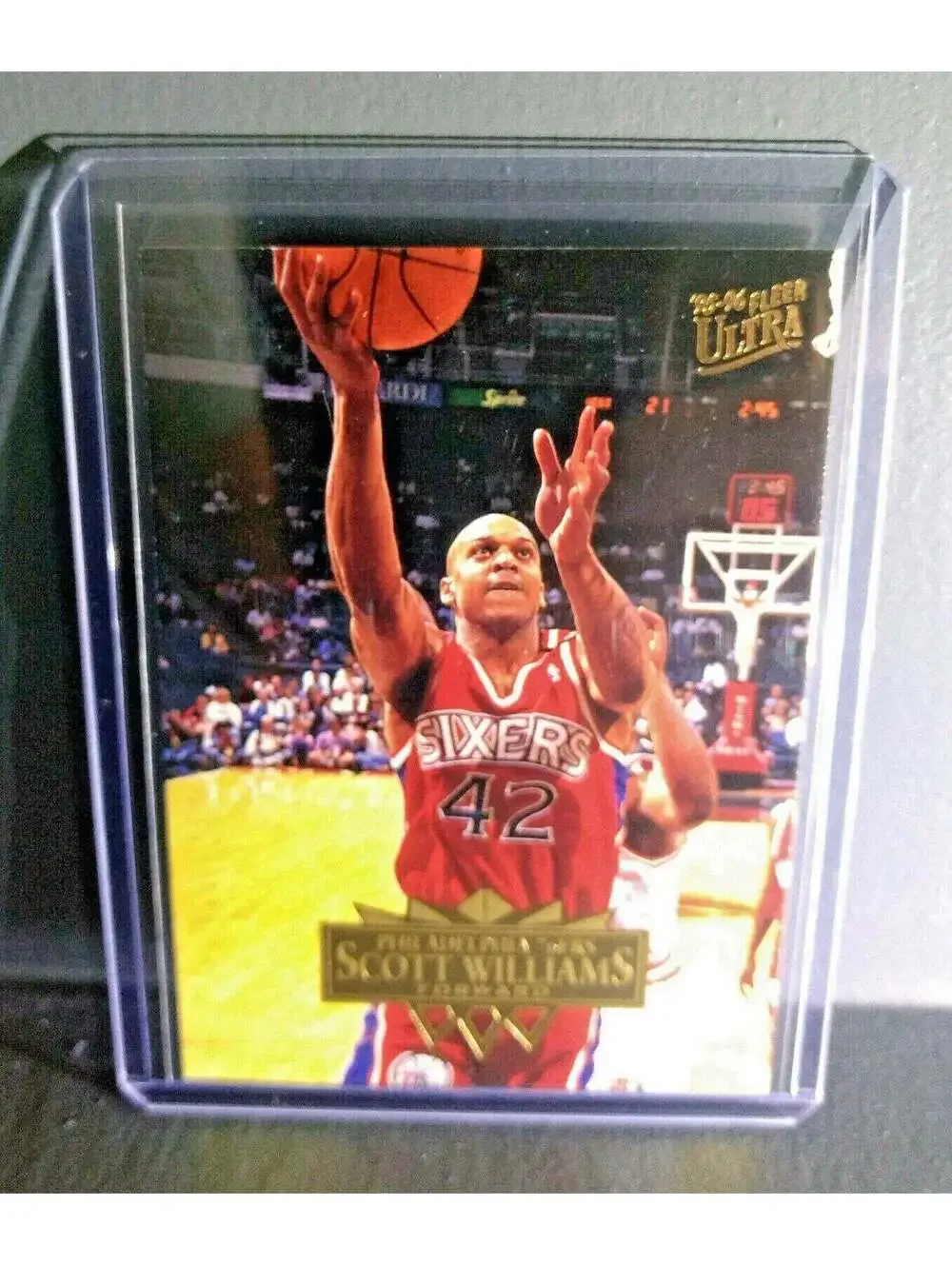 1995-96 Scott Williams Fleer Ultra #136 Basketball Card